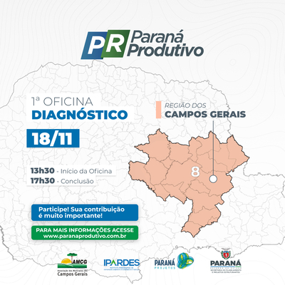 Paraná Produtivo inicia novas etapas nos Campos Gerais